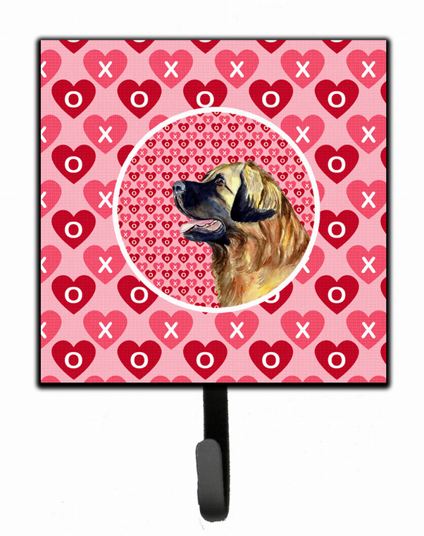 Dog Love and Valentine's Day Portrait Leash or Key Holder - 705332233019