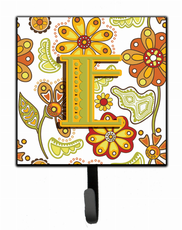 Floral Mustard and Green Leash or Key Holder - 615872991587