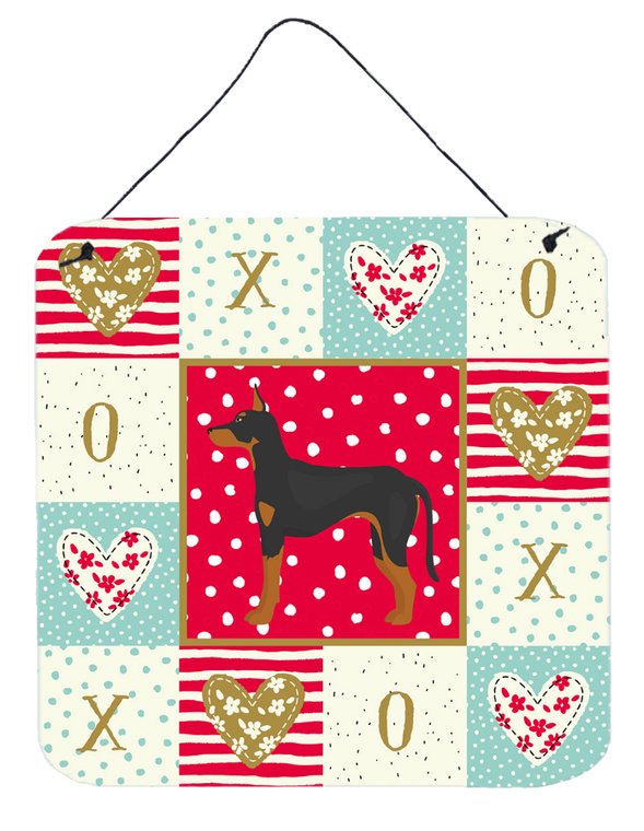 Manchester Terrier Love Wall or Door Hanging Prints - 194030173688