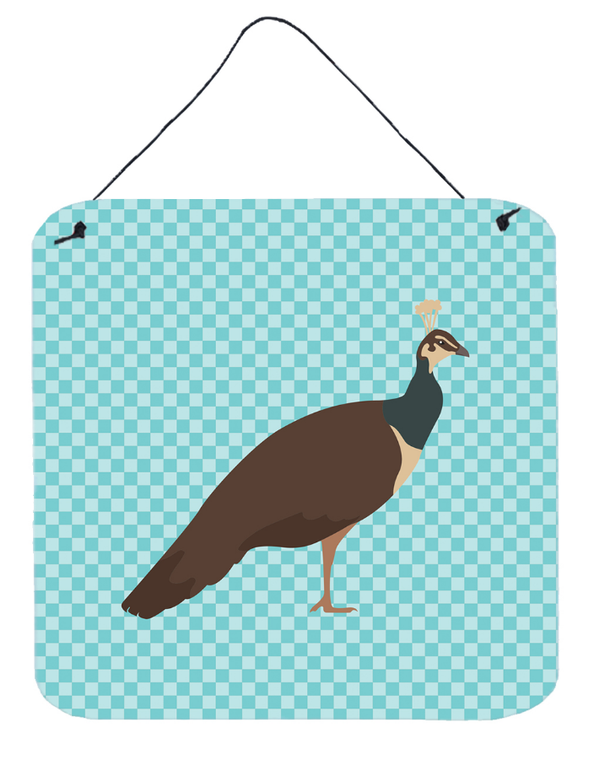 Peacocks - Indian Peahen Peafowl Wall or Door Hanging Prints - 638508916181
