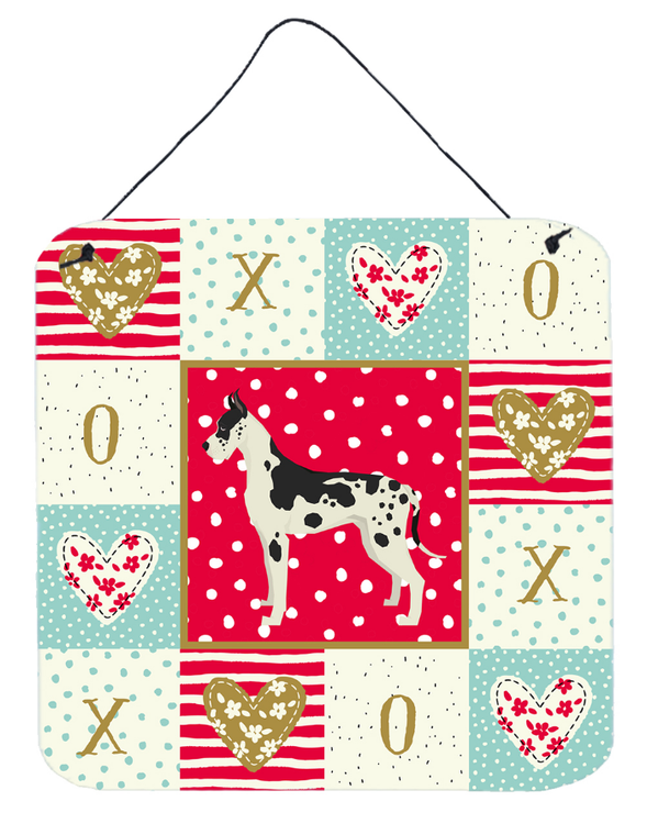 Great Dane Love Wall or Door Hanging Prints - 194030183007