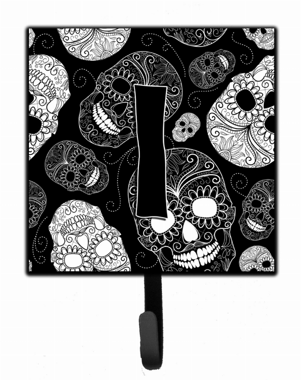 Day of the Dead Skulls Black Leash or Key Holder - 615872992911