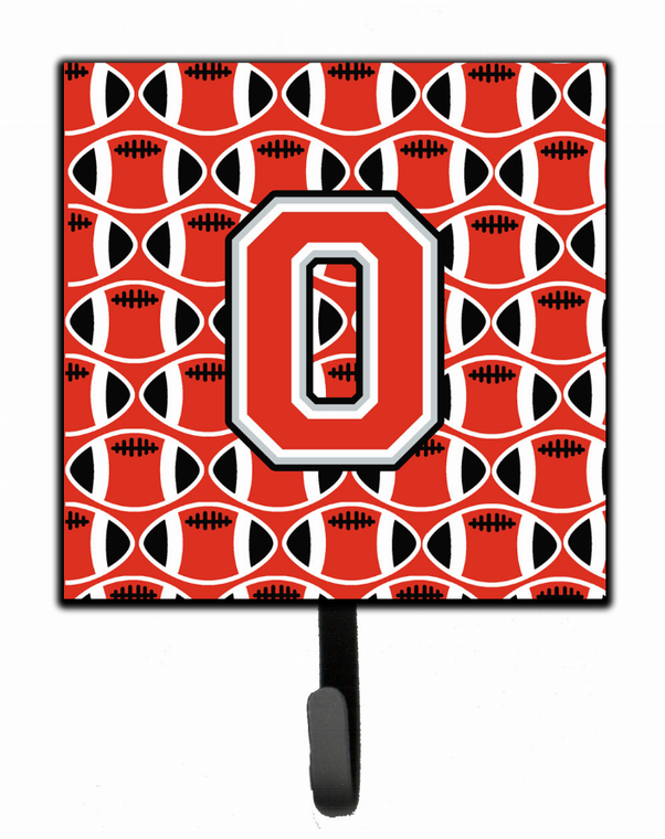 Letter Football Scarlet and Grey Leash or Key Holder - 638508311788