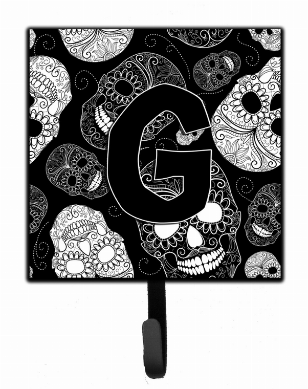 Day of the Dead Skulls Black Leash or Key Holder - 615872992898