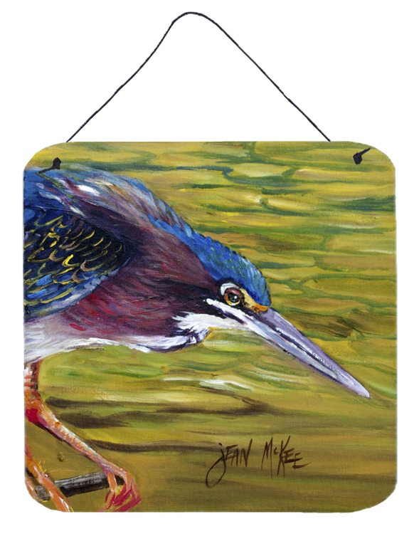 Green Heron Wall or Door Hanging Prints - 615872965991