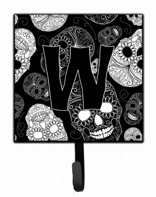 Day of the Dead Skulls Black Leash or Key Holder - 615872993055