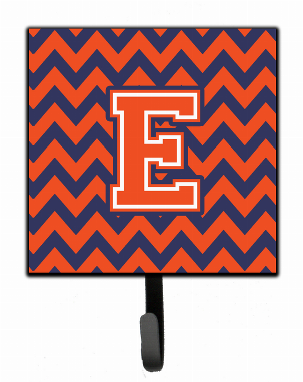 Letter Chevron Orange and Blue Leash or Key Holder - 638508305565