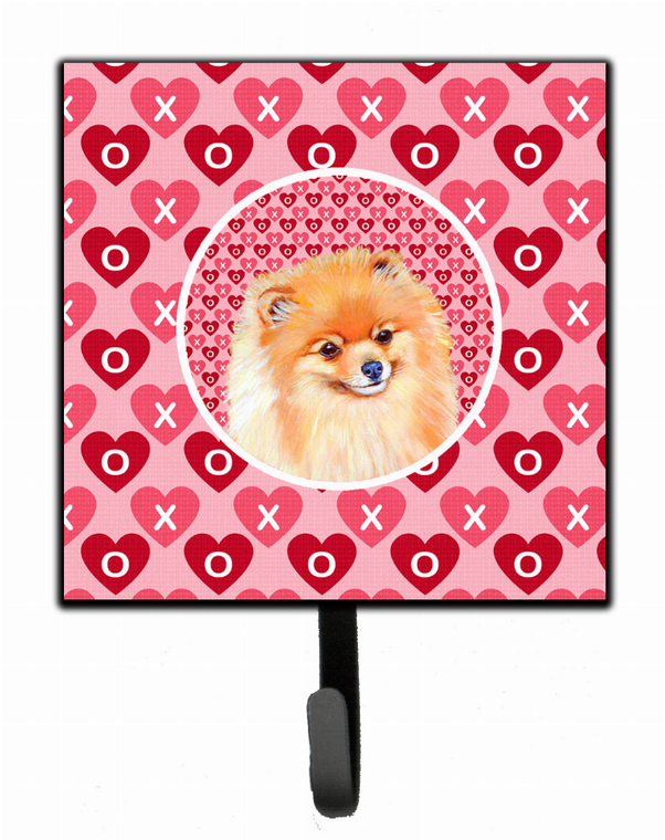 Dog Love and Valentine's Day Portrait Leash or Key Holder - 705332233033