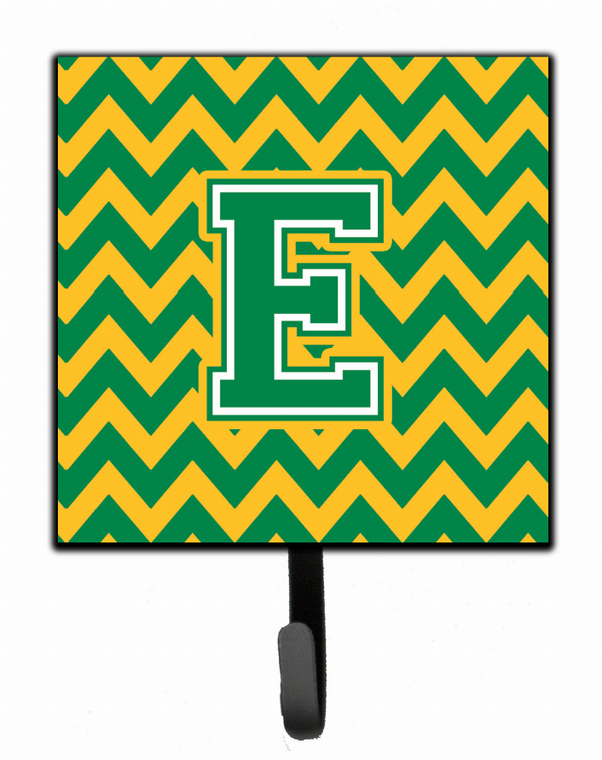 Letter Chevron Green and Gold Leash or Key Holder - 638508309600