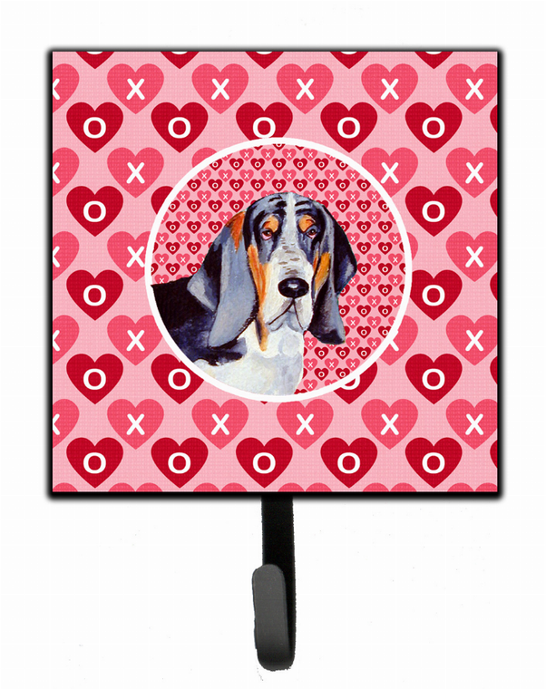 Dog Love and Valentine's Day Portrait Leash or Key Holder - 705332232807