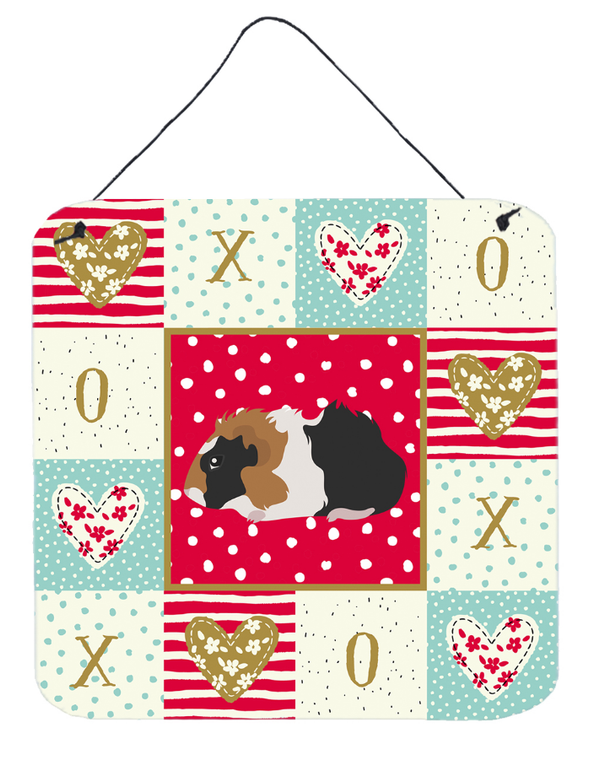 Abyssinian Guinea Pig Love Wall or Door Hanging Prints - 194030136249