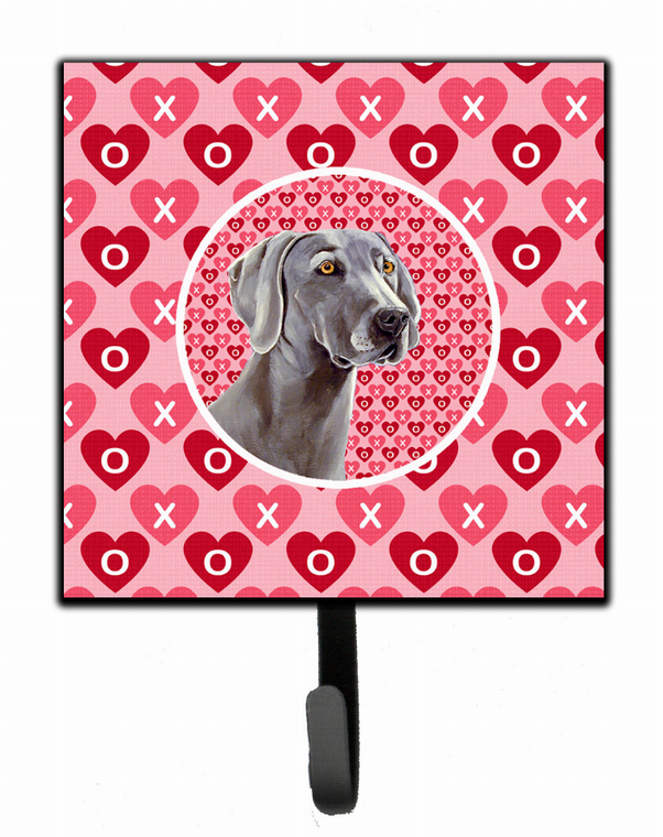 Dog Love and Valentine's Day Portrait Leash or Key Holder - 705332232944