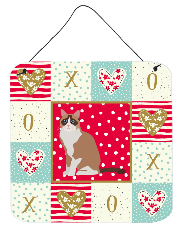 Snowshoe #2 Cat Love Wall or Door Hanging Prints - 194030165607