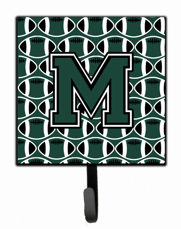 Letter Football Green and White Leash or Key Holder - 638508312808