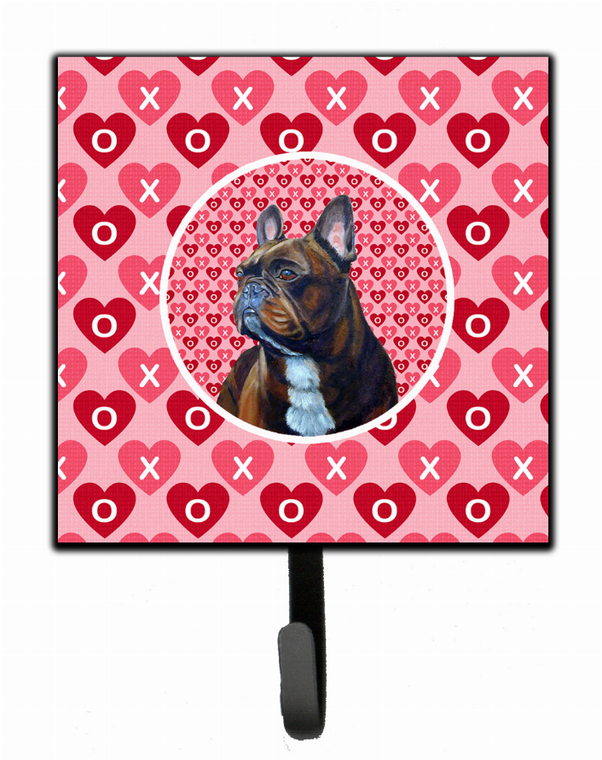 Dog Love and Valentine's Day Portrait Leash or Key Holder - 705332232937