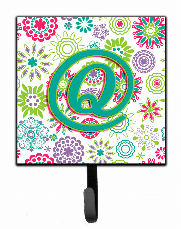 Flowers Initial Leash or Key Holder - 615872993772