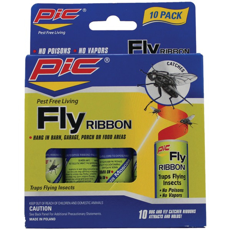 Fly Ribbon Bug & Insect Catcher, 10 pk - 072477980161