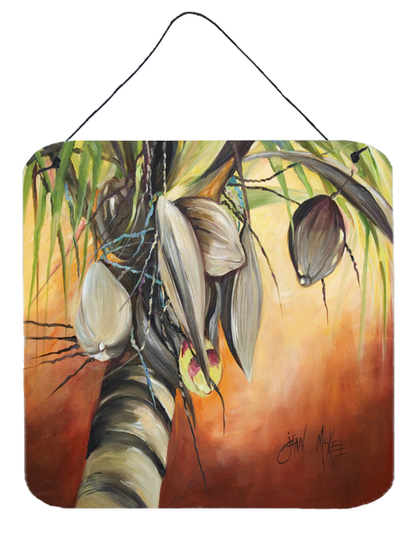 Orange Coconut Tree Wall or Door Hanging Prints - 615872966523