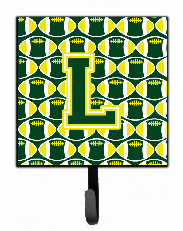 Letter Football Green and Yellow Leash or Key Holder - 638508313836