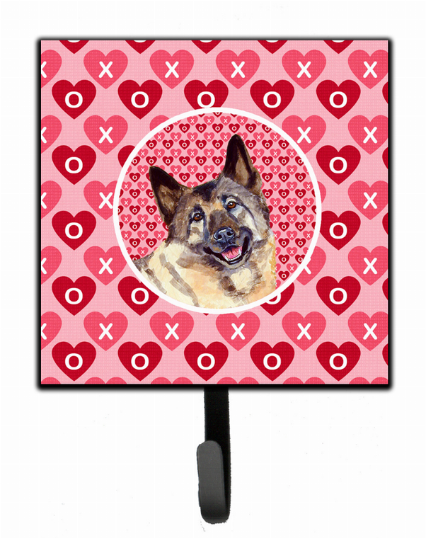 Dog Love and Valentine's Day Portrait Leash or Key Holder - 705332233064