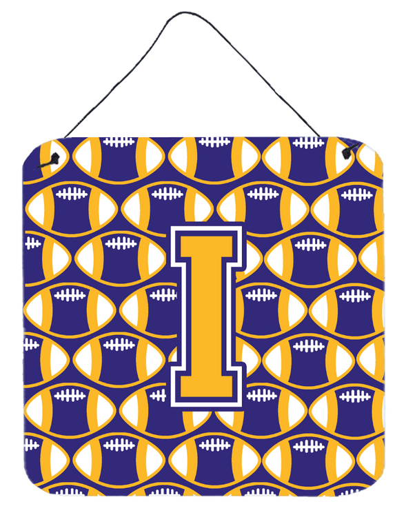 Letter Football Wall or Door Hanging Prints - 638508300027