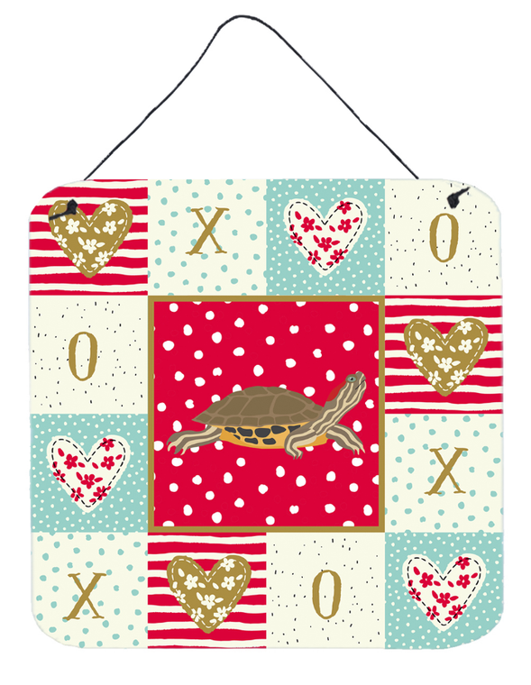 Pond Slider Turtle Wall or Door Hanging Prints - 194030139981