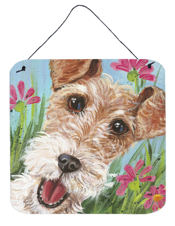 Fox Terrier by Judith Yates Wall or Door Hanging Prints - 638508183248