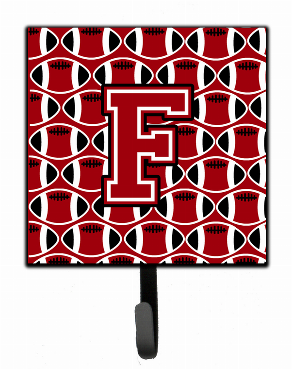 Letter Football Red, Black and White Leash or Key Holder - 638508313256