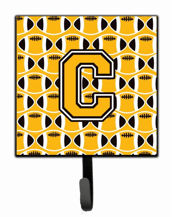 Monogram Letter Football Leash or Key Holder - 638508315045