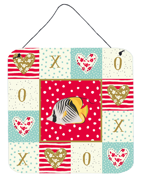 Butterfly Fish Love Wall or Door Hanging Prints - 194030139264