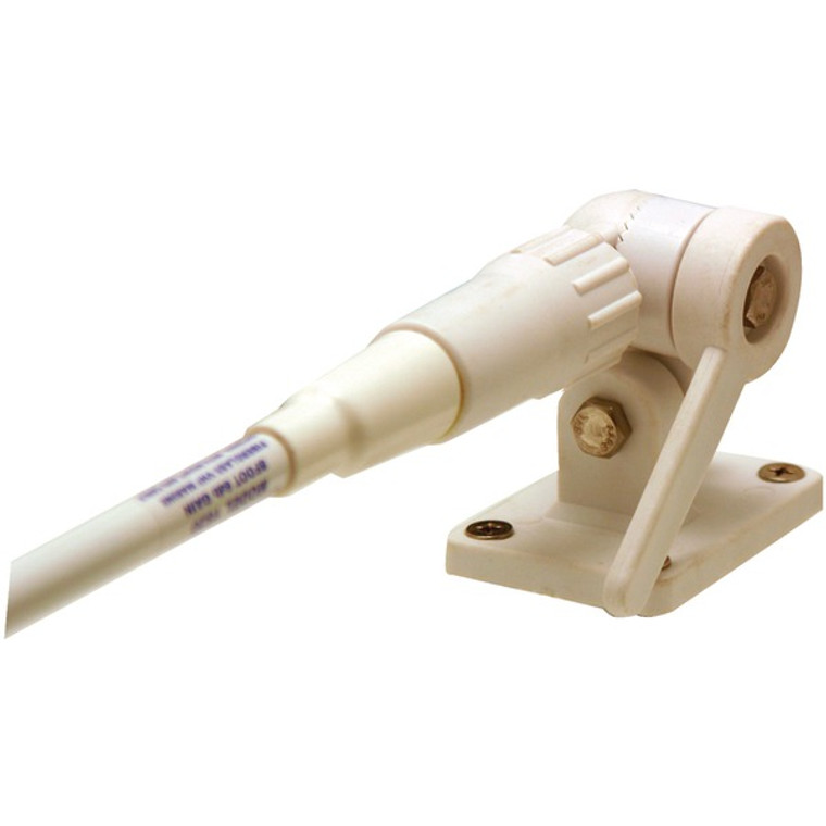 Pretuned VHF 6-dBd-Gain Marine Rachet-Mount 8-Foot Fiberglass Antenna with RG58 Cable and PL-259 Connector - 727932001072