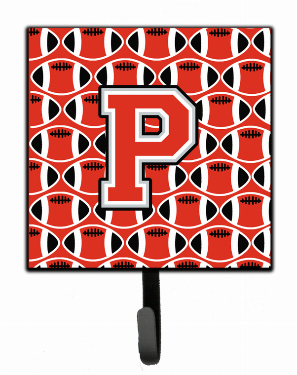 Letter Football Scarlet and Grey Leash or Key Holder - 638508311795