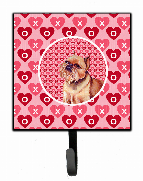 Dog Love and Valentine's Day Portrait Leash or Key Holder - 705332232678