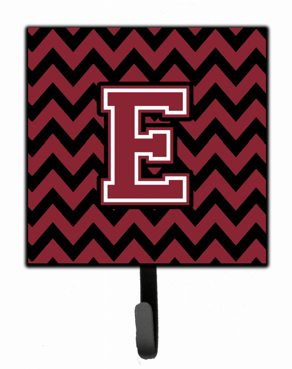 Letter Chevron Garnet and Black  Leash or Key Holder - 638508308061
