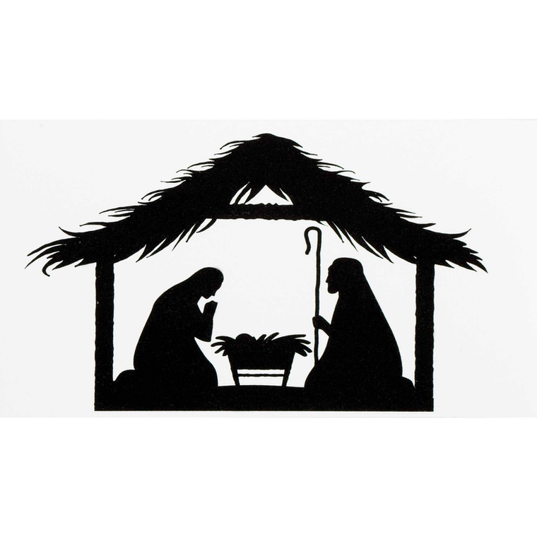 Magnet Holy Family Silhouette - 603799143455