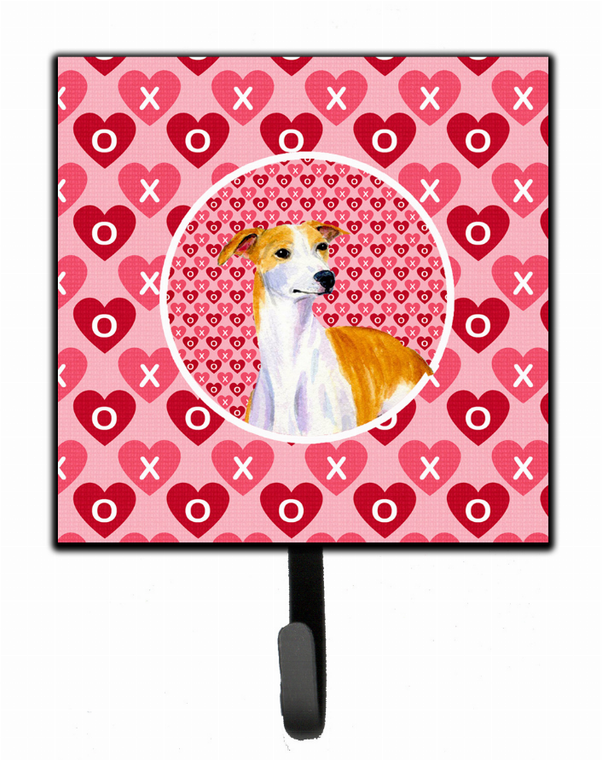 Dog Love and Valentine's Day Portrait Leash or Key Holder - 705332232814