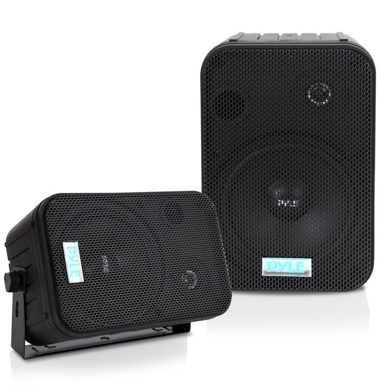 Speakers 6.5" Black Outdoor Pyle Pro; Pair - 068888882262
