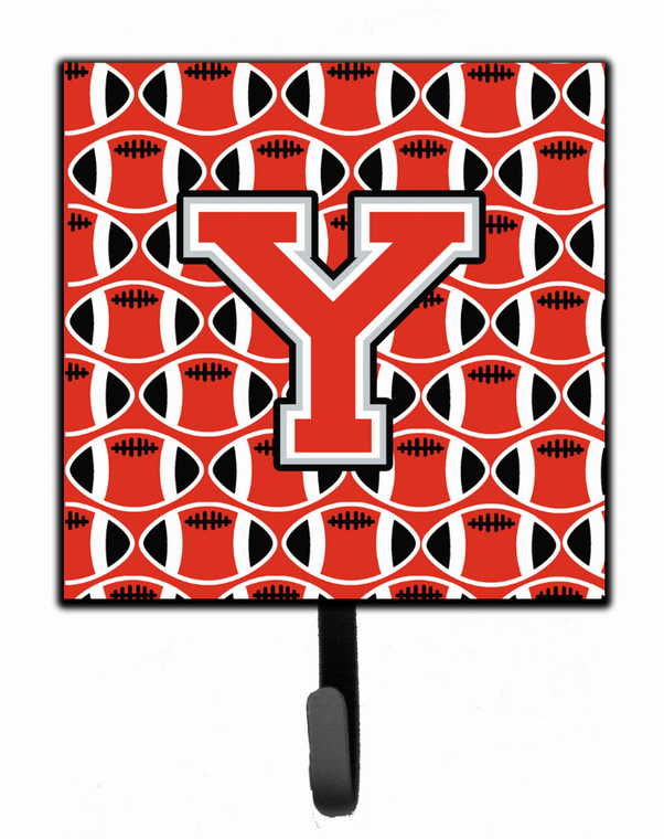 Letter Football Scarlet and Grey Leash or Key Holder - 638508311887
