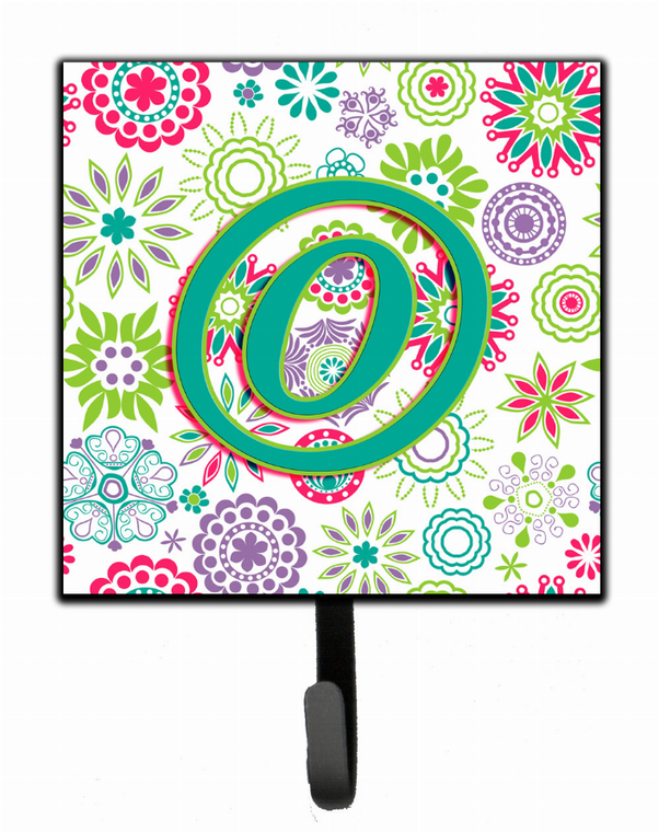 Flowers Initial Leash or Key Holder - 615872993758