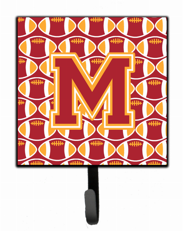 Letter Football Cardinal and Gold Leash or Key Holder - 638508312549