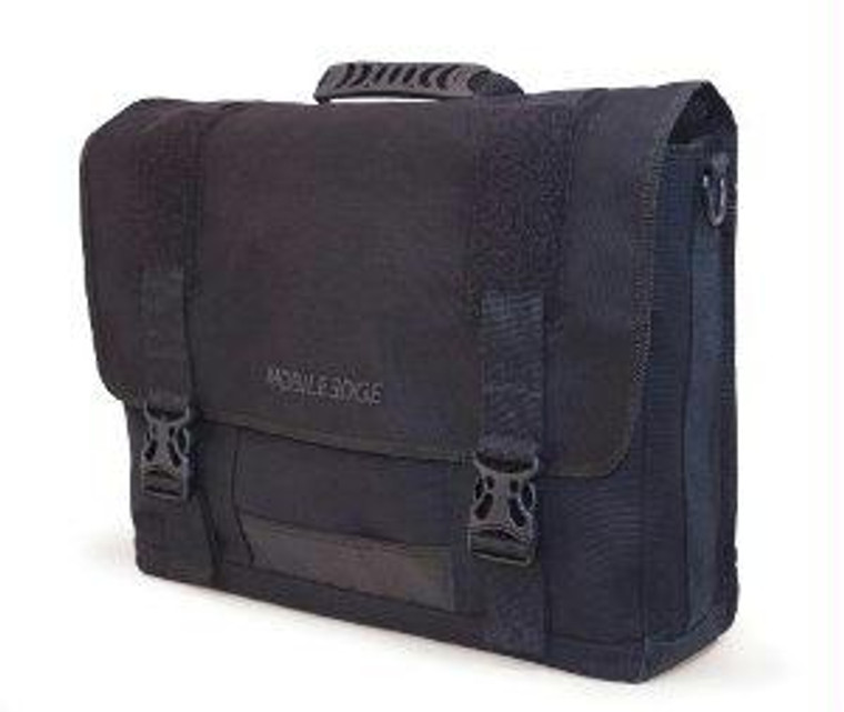 Mobile Edge Llc Mobile Edge - Eco-friendly Canvas Messenger Bag - 17.3in - Black,eco-friendly Co - 871981005328