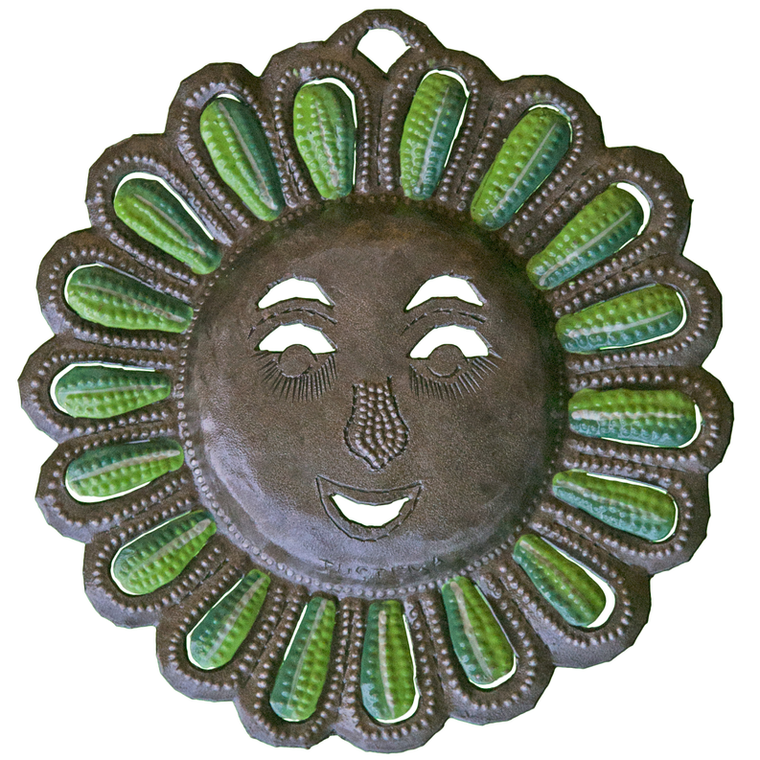 Painted Green Sun - 695924864854