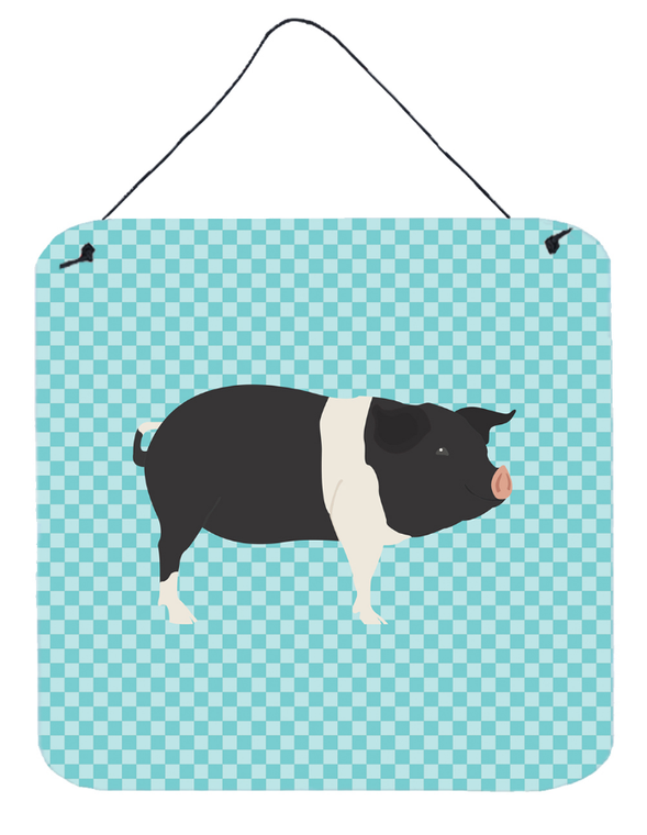 Pigs - Hampshire Pig Wall or Door Hanging Prints - 638508916303