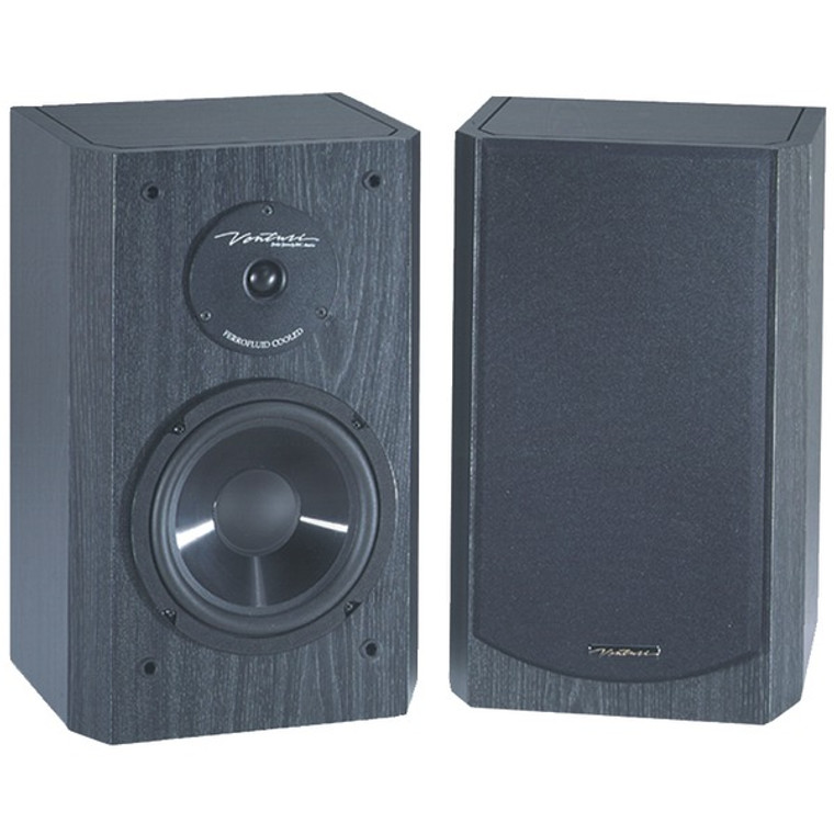Venturi(R) DV62si 6-1/2-In. Indoor 2-Way Bookshelf/Surround Sound Speakers, 175 Watts, Black - 729305001320