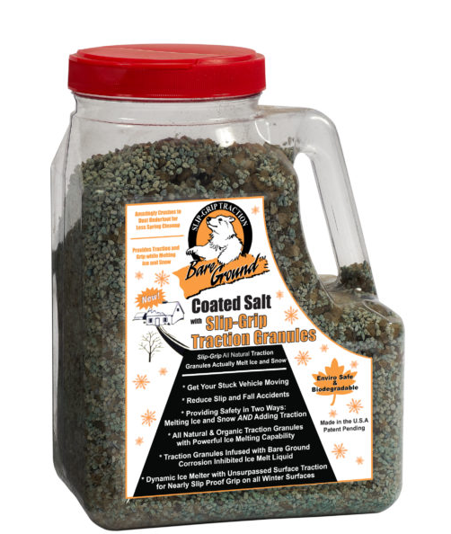 12lb Jug of Bare Ground Coated Granular Ice Melt w/ Infused Traction Granules - 632272222998