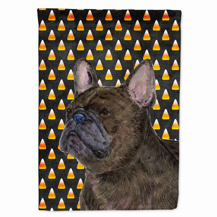 Candy Corn Halloween Dog Portrait Flag Garden Size - 705332061995