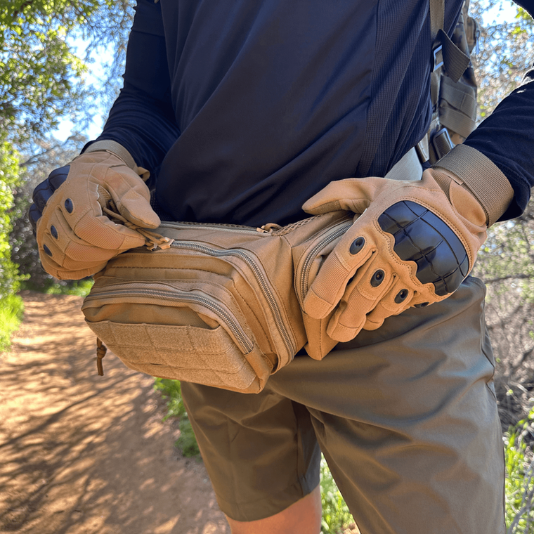 Tactical Military Airsoft Gloves for Outdoor Sports, Paintball, and Motorcycling with Touchscreen Fingertip Capability - 658580371654