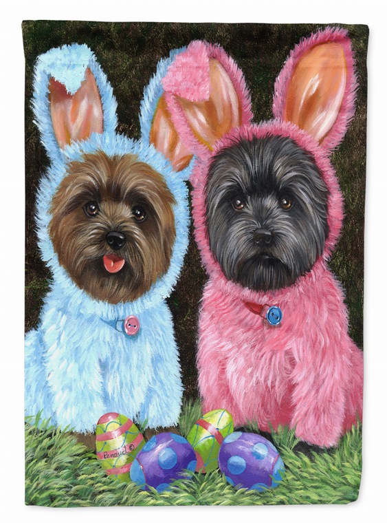 Easter Dog Art Flag Canvas - 194030367308