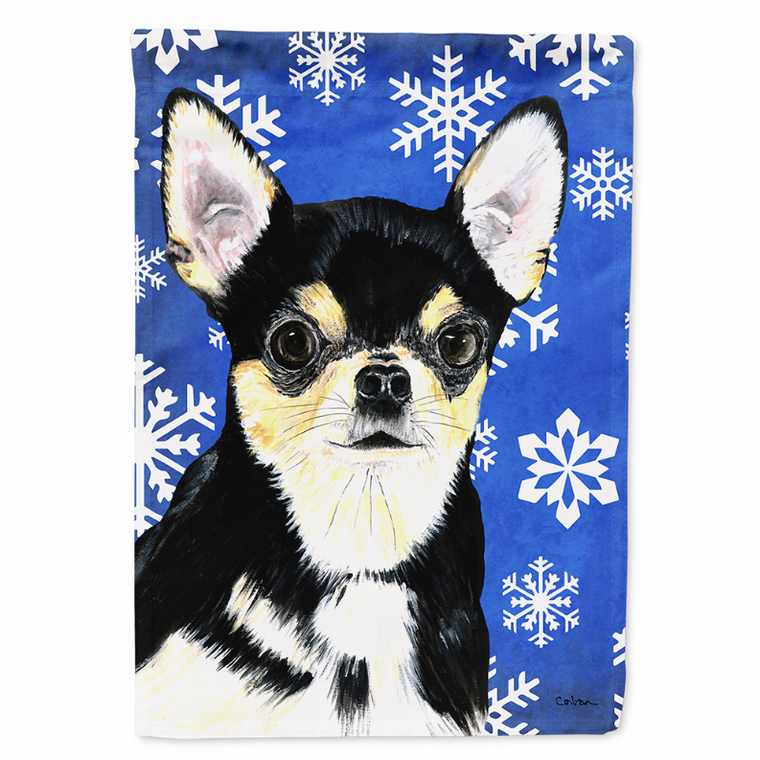 Winter Snowflakes Holiday Dog Flag Garden Size - 705332067997