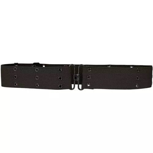 58" Pistol Belt-Metal Buckle - Black - 099598501105